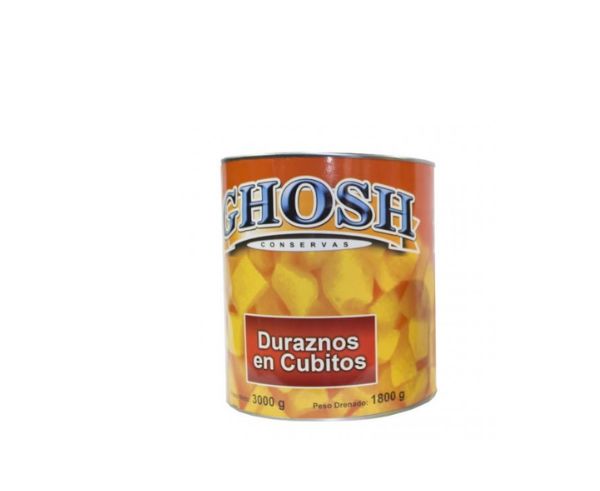 Duraznos en Cubitos 3L