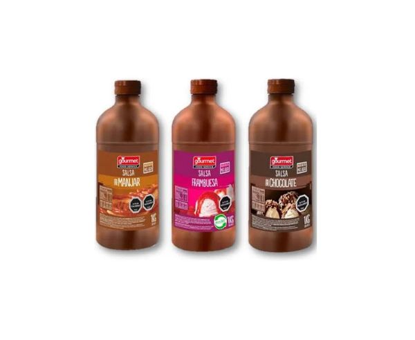 Pack 3 Salsas Gourmet 1kg
