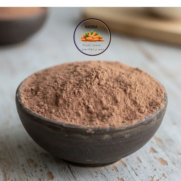 Chocolate amargo en polvo